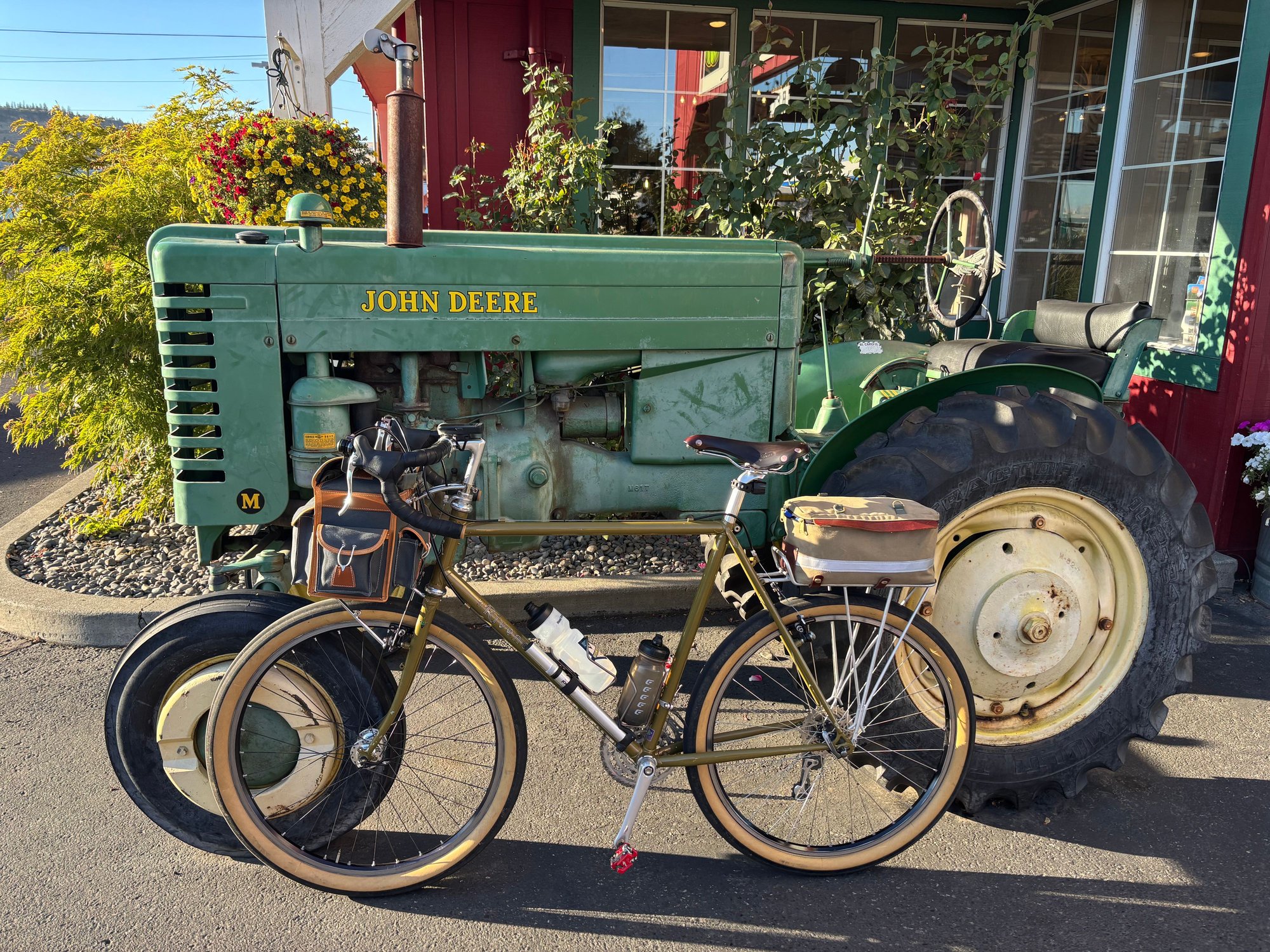 2 vintage green rides...