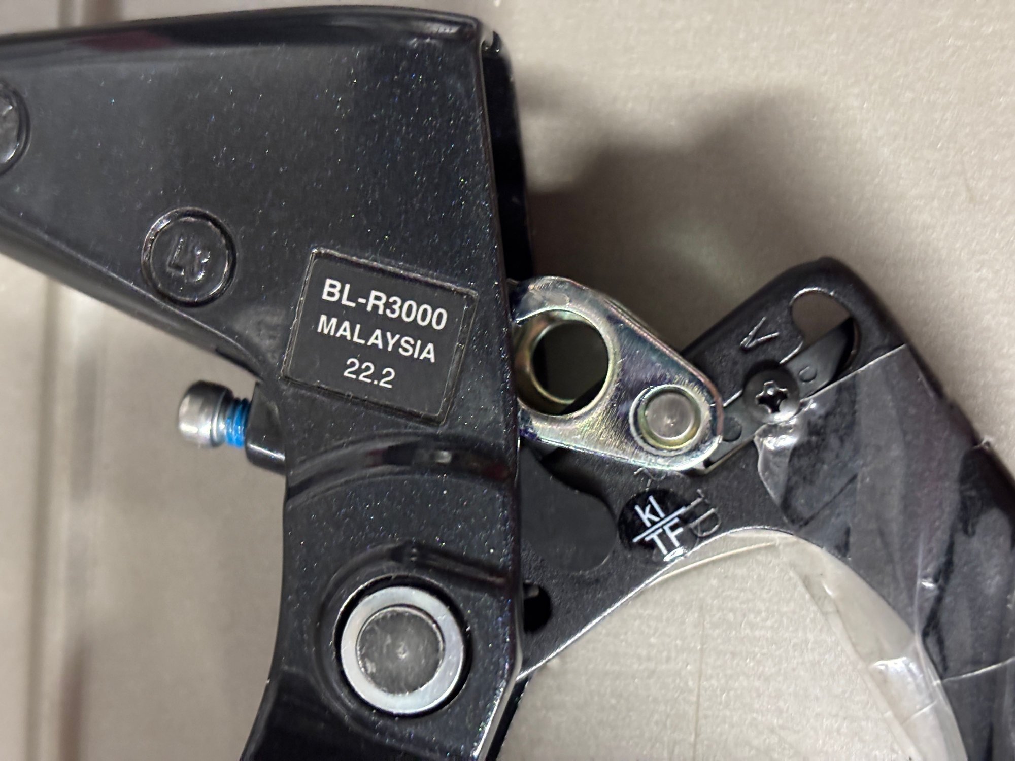 Here's the pivot, with the cable attachment point in the 