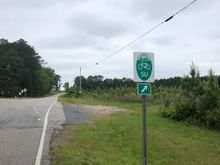 Today’s route included a portion of the Southern Uwharrie Bike Route.