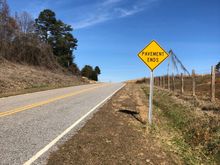 A good sign for a gravel day!