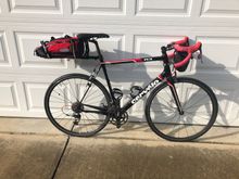 My road bike with rear and front bags using Arkel equipment.