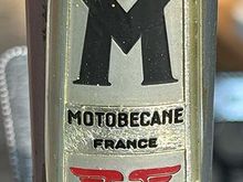 Riveted badge on head tube...