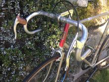 Galli may be nos.  Came to me shiny and unmarried.  Right brake lever well worn