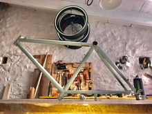 Two coverings with primer and some gentle 800 grit wet sanding to get rid of some surface particles.