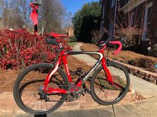 The bike with the new stem. 