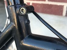 Stress relief at the seat clamp slot
