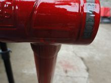 clear coat over the serial number to make identification easy