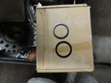These held up the headset install for a couple of days.  No chrome rings available so the HS has a racing stripe now.