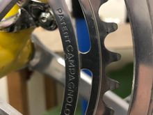 Patent Campagnolo 52, not quite on the money as it does have a pin...