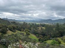 A view looking back over Hidden Valley.
