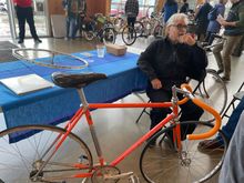Coral Schwinn track bike in my fav color. 