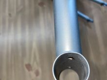 Notice the pins holding tubes in place