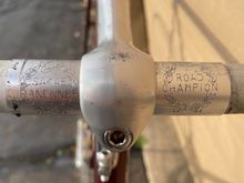 Original stem and original bars. The bars have never seen tape.