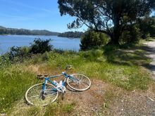 One of the gravel sections further along Old San Pablo Dam Road. 