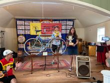The overall best bike winner Sue Gangl’s Domino. Stunning bike. 