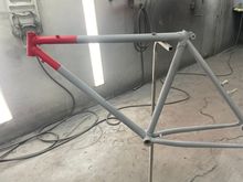 I like this red/grey primer look. Reminds me of an Aprilia motorcycle 