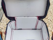 I linned the interior with white leather.