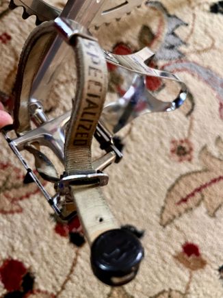 Cool Specialized track pedals, clips and straps. I think the pedals were sourced from MKS