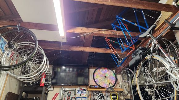 Lits of rafter space, at least.