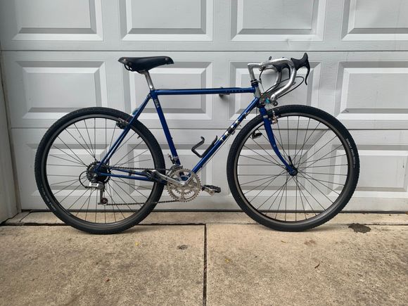 Here’s the new stem setup. I’m guessing the new bars will require more cables, which I’m sure could use replacement anyway. All roads seem to lead to Rivendell, bars, racks, cables, pedals, fenders. Oof, these prices are high as a giraffes tail. 