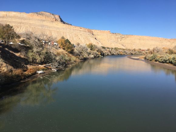 The Colorado River meandering.  Continuing drought praying the little boy brings relief this winter.