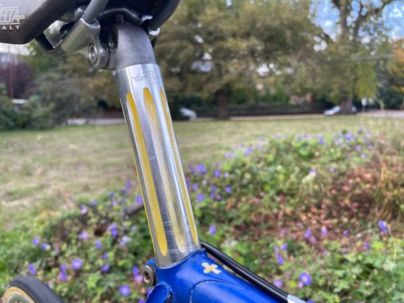 Rare factory fluted record seatpost