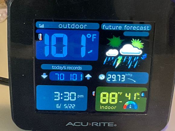 That is in the shade. 