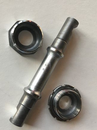 Here is what I am looking for.... this spindle is a Stronglight, marked A132, I think...
