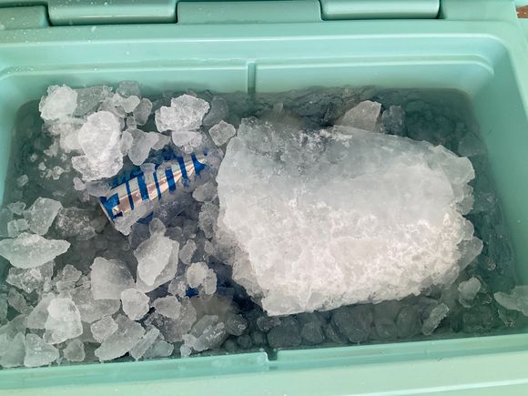 Big chunk of ice from global warming. 