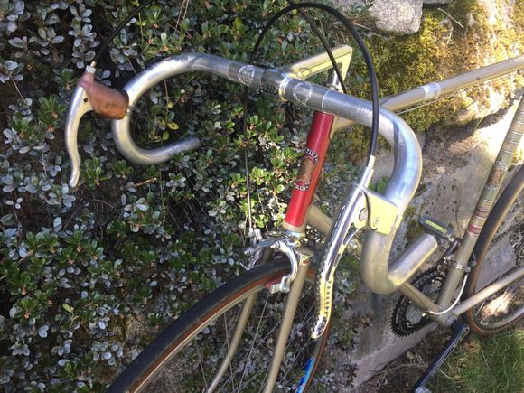 Galli may be nos.  Came to me shiny and unmarried.  Right brake lever well worn