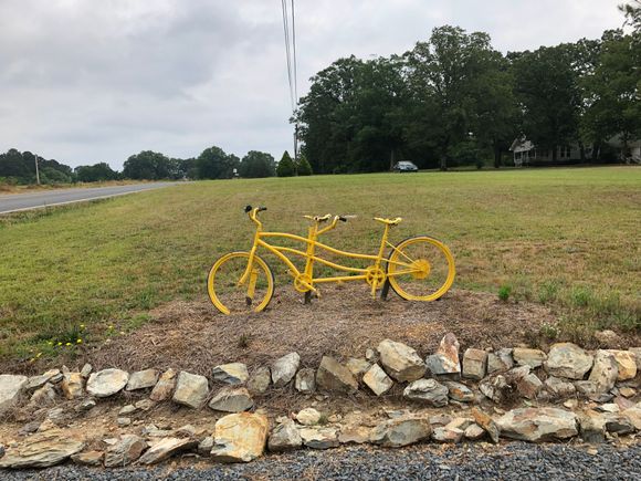 This is a really good friends driveway. While he lives out in the country his driveway is easy to spot!