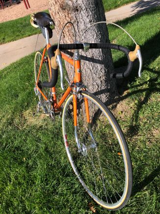Still with the Tipos, but later switched over to low flange Records laced to Super Champion Medaille d'Ors....