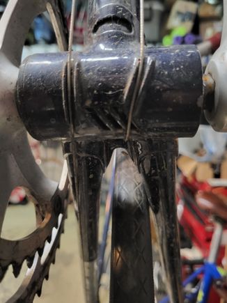 Dirty BB - too dark to photo well in the garage