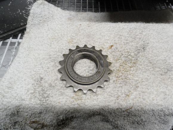 after a one hour bath and new lube with a lot of new bearings