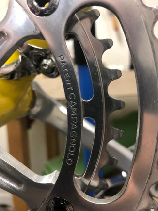 Patent Campagnolo 52, not quite on the money as it does have a pin...