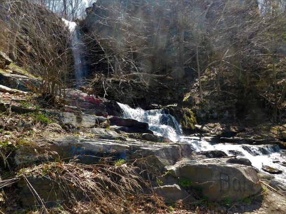 Falling Springs Falls on Coxton Rd.