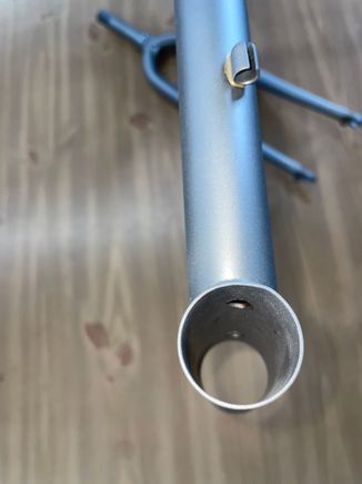 Notice the pins holding tubes in place