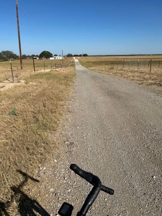 Pit stop on some rolling gravel road near by,