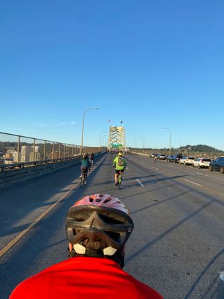 Whole-azz interstate bridge and freeway just for us cyclists!!