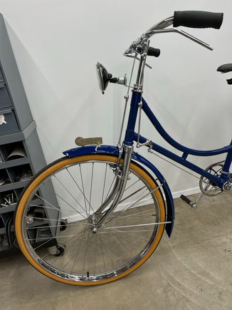 Close-up of front-end