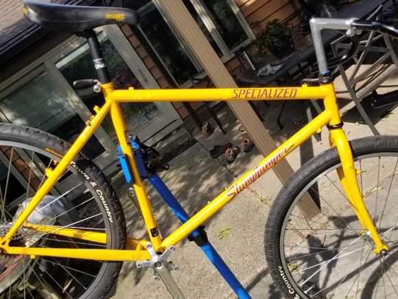 Yellow model paint