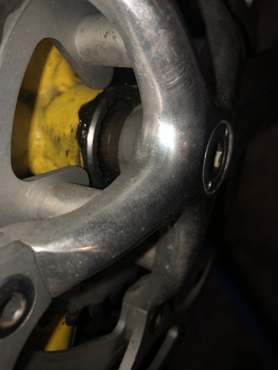 Bottom Bracket puking grease/oil Bike Forums