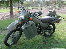 Military motorcycle