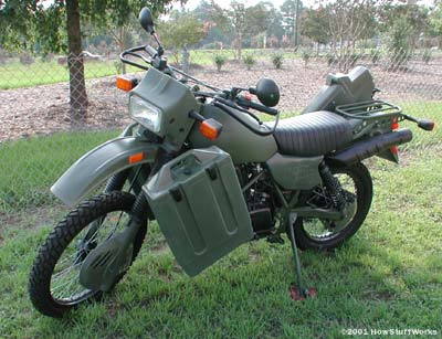 Military motorcycle