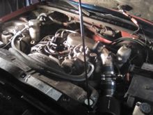 2001 Chevy Blazer LS 4.3L engine bay