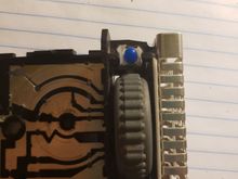 new bulb above the dimmer wheel