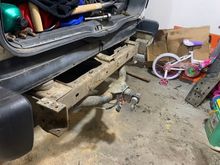 With the bumper off these tabs have to be cut off