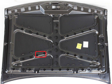 Approximate mounting position of new light outlined in red.