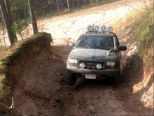 Doing little wheelie up a hill