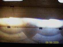 HID comparison, 9005 halogen on the left - 8000K HID on the right